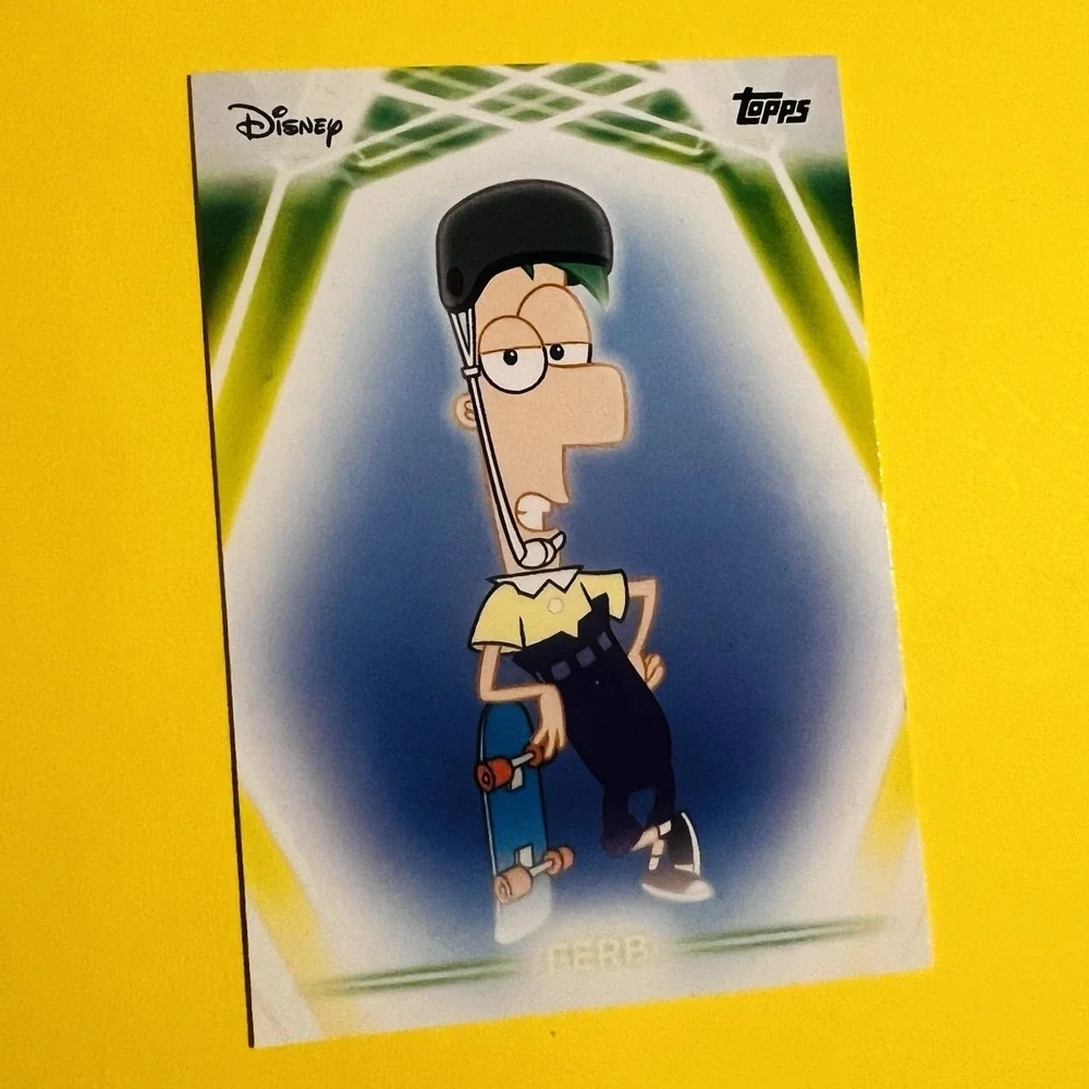 2026‎ Topps Disney Neon Ferb #2 Phineas and Ferb Base Card